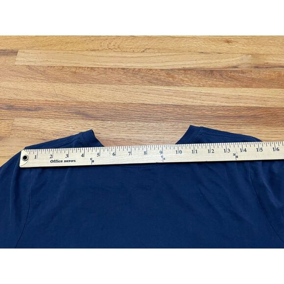 Nike Dri-Fit Women's L Blue T-Shirt Cotton Michigan Wolverines Football Athletic - Picture 8 of 9